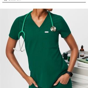 Figs Catarina XL Hunter Green